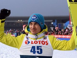 Poland's Stoch gets 2nd ski jump World Cup win of season