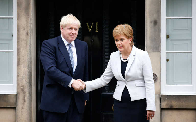 Boris Johnson wygwizdany w Szkocji. Poszło o Brexit