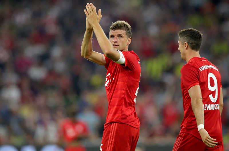 Sześć bramek Bayernu w półfinale turnieju w Monachium, Lewandowski bez gola