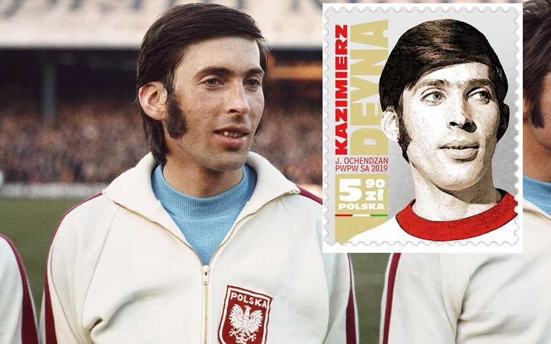 Football: Legendary Polish player commemorated on stamp