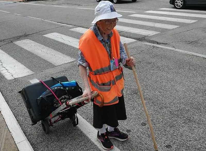95-year-old from Italy arrived on foot to Jasna Góra
