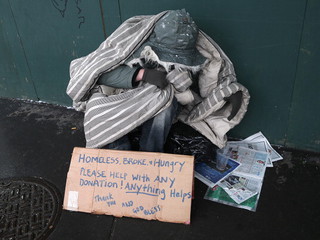 Londyn: Liczba bezdomnych wzrosła o 79%