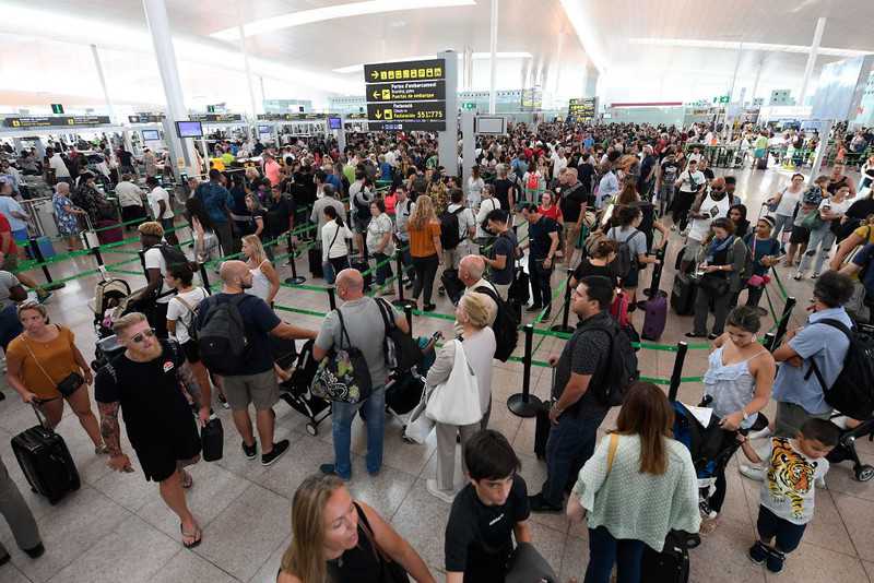 Spain: Dozens of canceled flights canceled