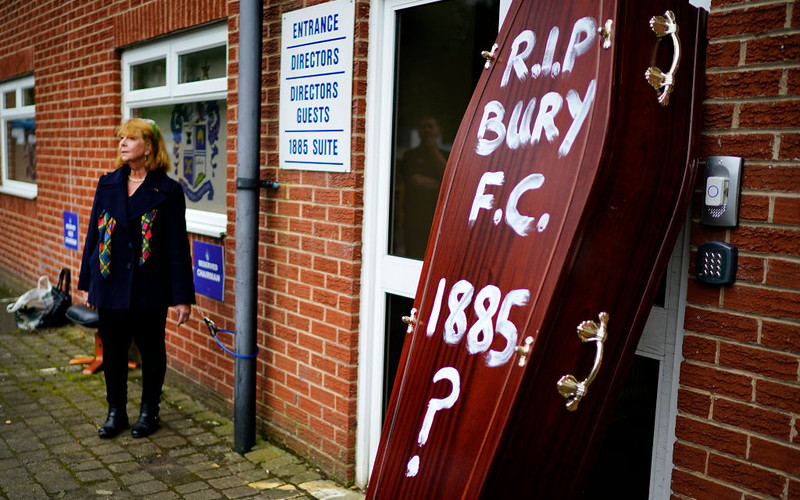 Bury expelled from EFL after 125 years