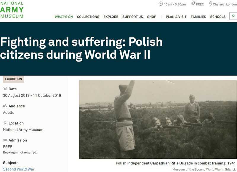 Londyn: Otwarcie wystawy opowiadającej o polskich doświadczeniach w czasie II wojny światowej
