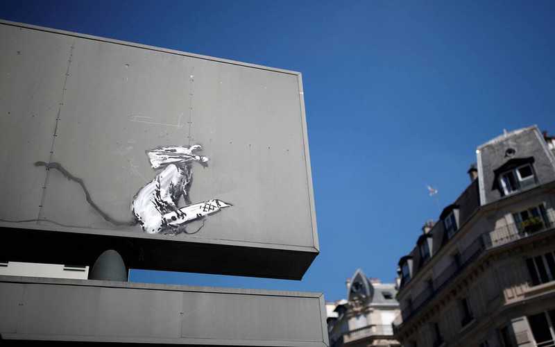 Francja: Skradziono graffiti Banksy'ego przy Centre Pompidou