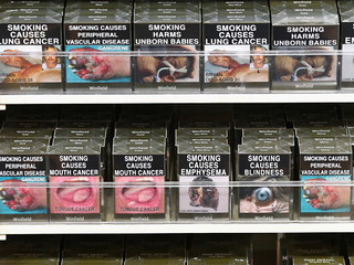 Cigarettes to be sold in plan packets with gruesome health warnings from May next year 