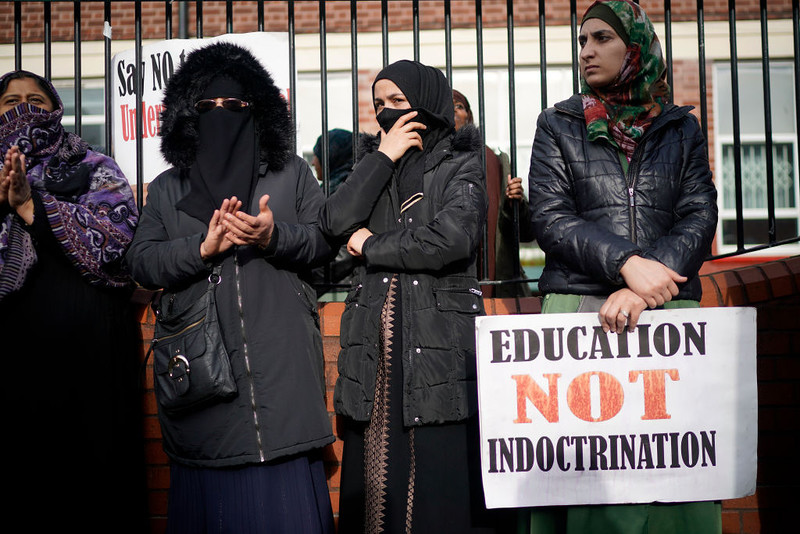 Radical Muslims against LGBT theme in schools in the UK