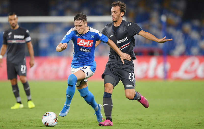 Italian league: Napoli better than Sampdoria in the match with three Poles