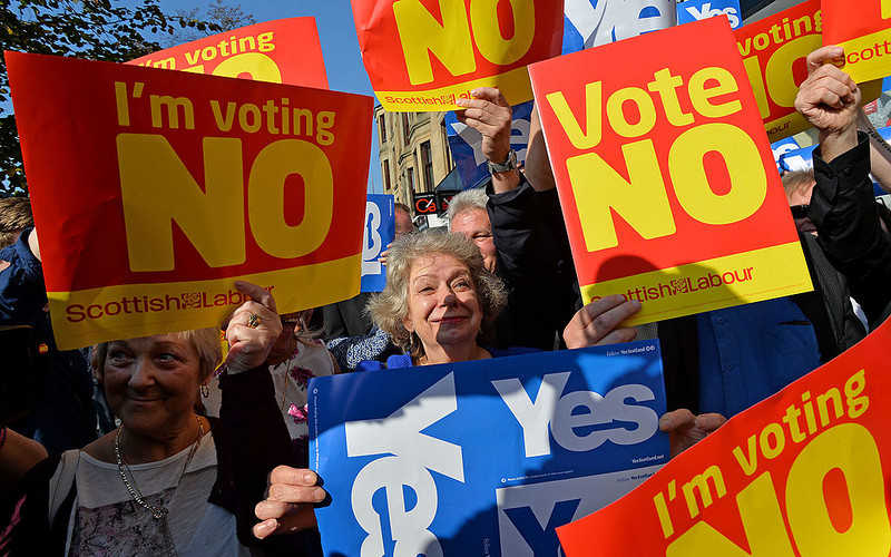 Poll shows six out of 10 Scots want to remain in UK