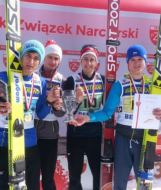 Ski jumpers of AZS Zakopane I the best in Poland