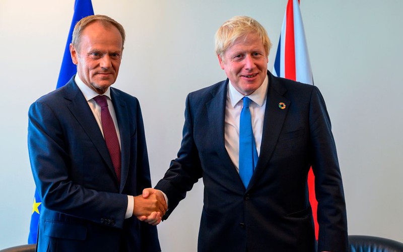 Tusk po spotkaniu z Johnsonem: "Bez przełomu ws. Brexitu"