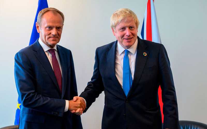 No breakthrough as EU's Tusk, Britain's Johnson meet in New York