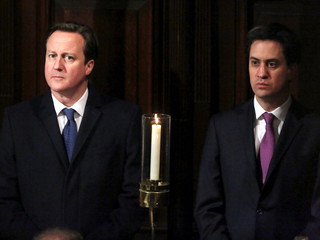 Cameron Miliband face TV grilling election