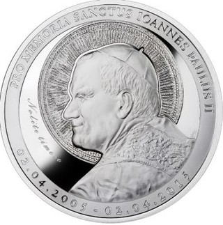 Największa na świecie moneta z Janem Pawłem II w sprzedaży za 70 tys. zł