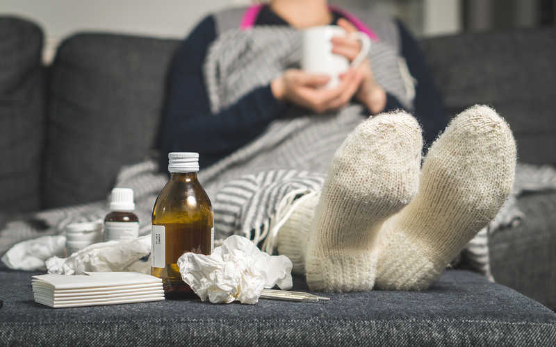The number of people with flu is increasing