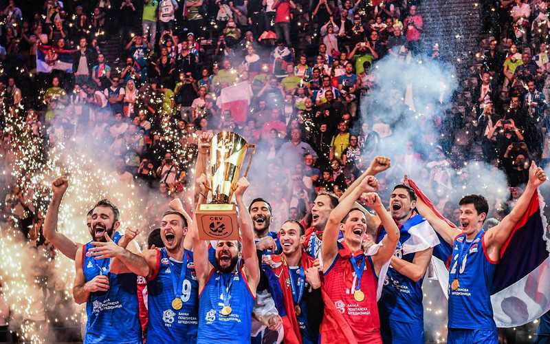Serbia win men's European Volleyball Championship with thrilling victory over Slovenia