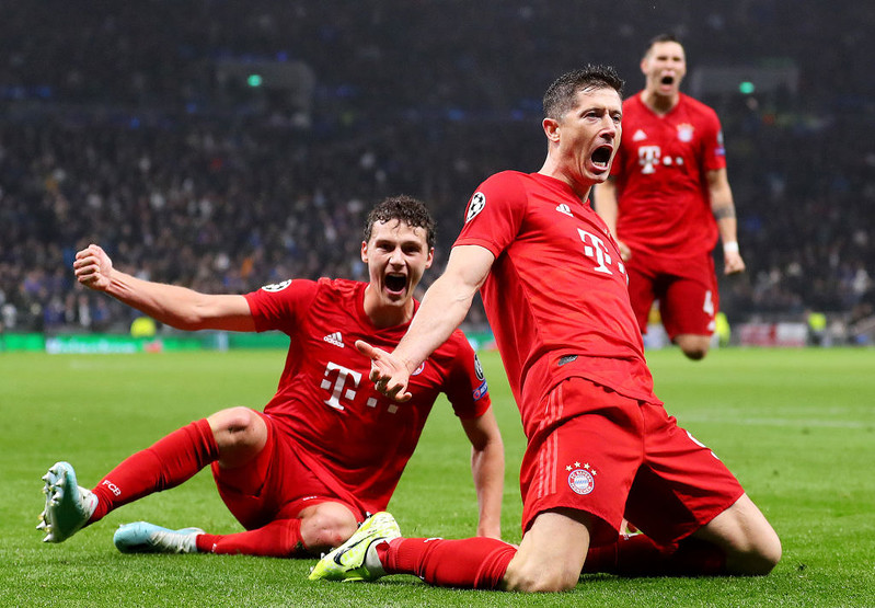 Tottenham capitulation as Bayern Munich wins 7-2