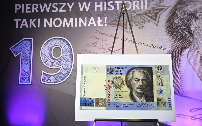 Wyjątkowy banknot o nominale 19 zł trafił do obiegu
