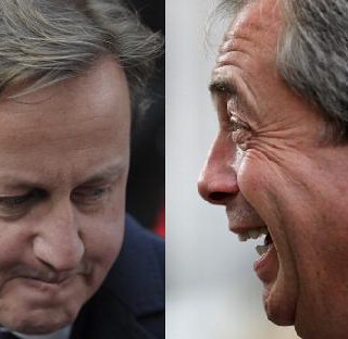Antyimigracyjna partia Ukip wygrywa z Cameronem