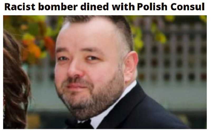 Skazany za atak na Polaków na kolacji z polskim konsulem