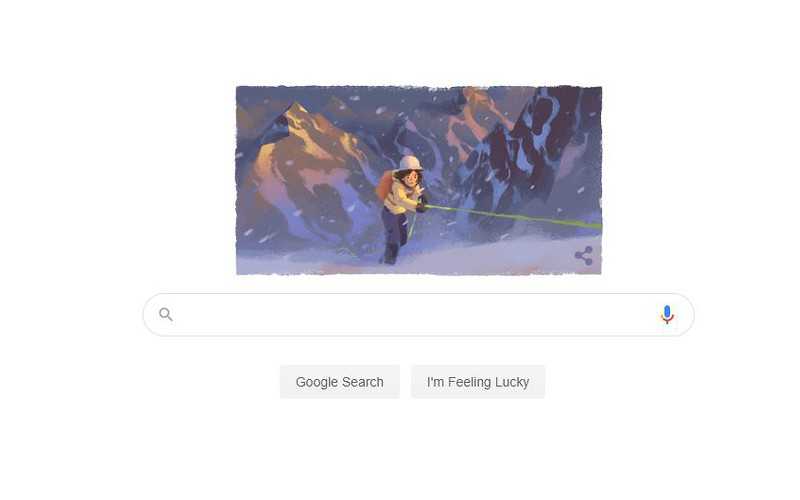 Who is Wanda Rutkiewicz as featured in today's Google Doodle?
