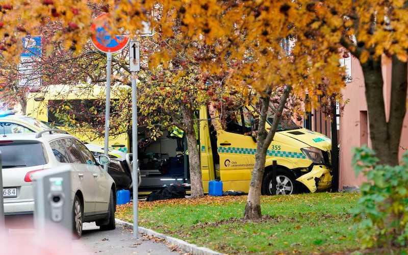 Several injured as stolen Oslo ambulance hits people: police