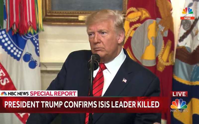 Trump: Szef IS zabity w operacji sił USA w Syrii