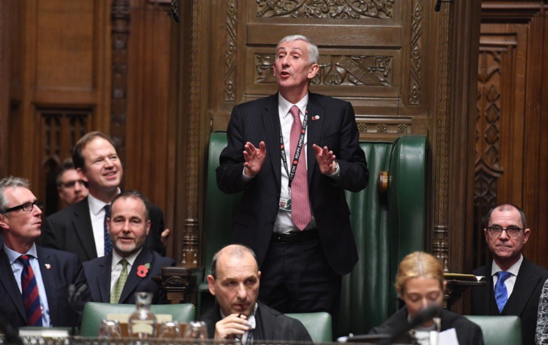 Sir Lindsay Hoyle elected Speaker of House of Commons