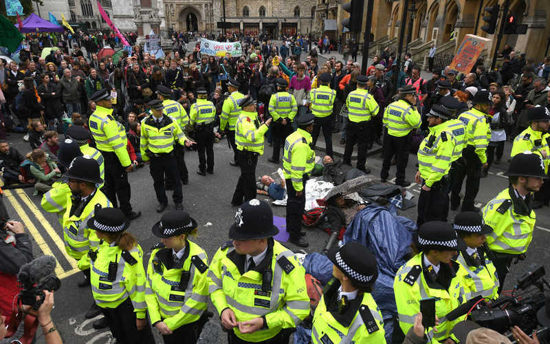 Londyn: Extinction Rebellion wygrywa w sądzie z policją