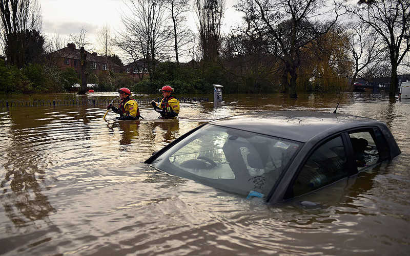 North England hit by torrential rain and flooding