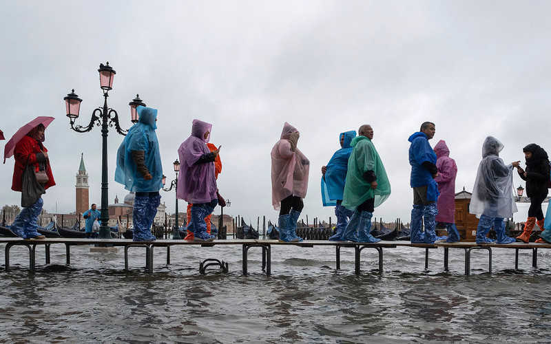 Two reported dead as Venice flooded by highest tide in 50 years