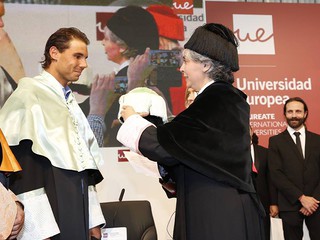 Dr Rafael Nadal! Spanish tennis star given honorary doctoral degree in Madrid  Read more: http://www