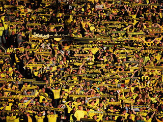 Borussia Dortmund with the best numbers of fans