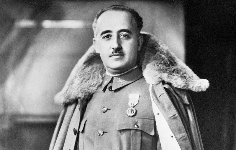 The press revealed General Franco's will