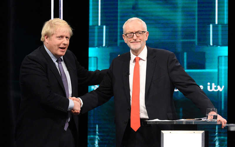 Pierwsza debata Johnson-Corbyn: Bez wpadek i bez nowości 