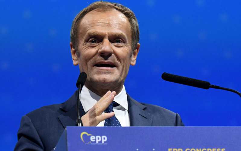 Tusk pledges 'fight' for EU values as new EPP president