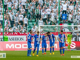 Ekstraklasa piłkarska: Legia - Lech 1:2