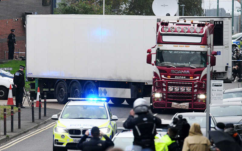 Essex: Znaleziony w ciężarówce nastolatek uciekł z ośrodka w Holandii