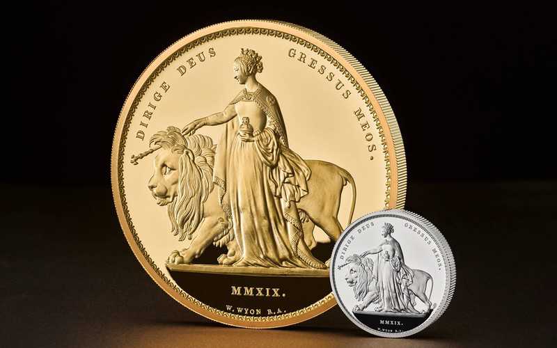 Moneta o wartości £5 tys. od Royal Mint. "To największa moneta, jaką wybito"