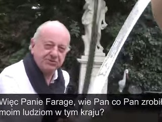 Polish prince knocks Farage: "You are wicked!"