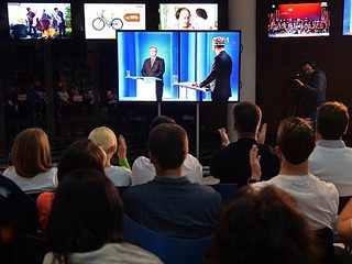 Presidential candidates attend TV debate