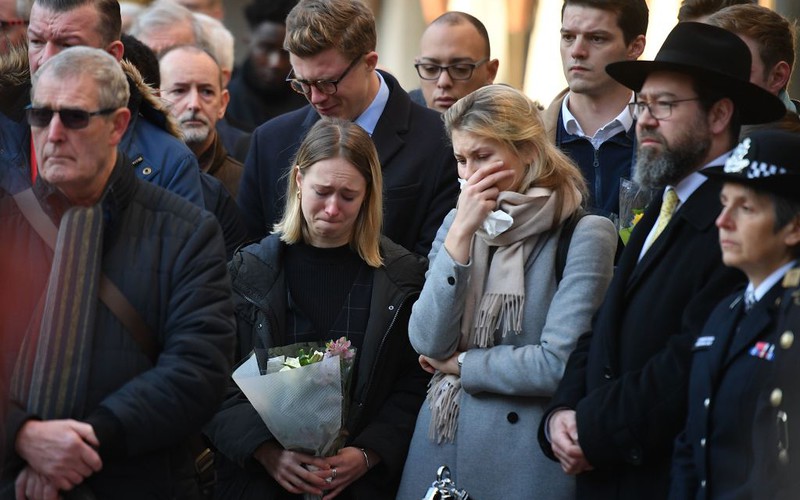 London Bridge: Families mourn victims at vigil