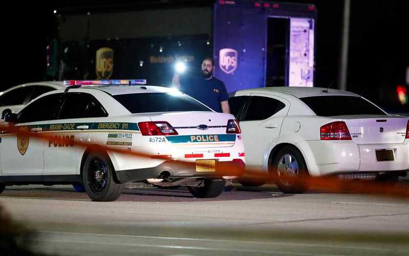 Miami: Four killed in shootout after two jewelry thieves hijacked a UPS truck