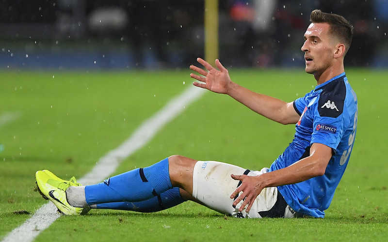 Liga włoska: Milik wróci do gry być może dopiero w przyszłym roku
