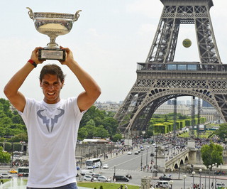 Rafael Nadal honoured with Grand Vermeil medal  in Paris