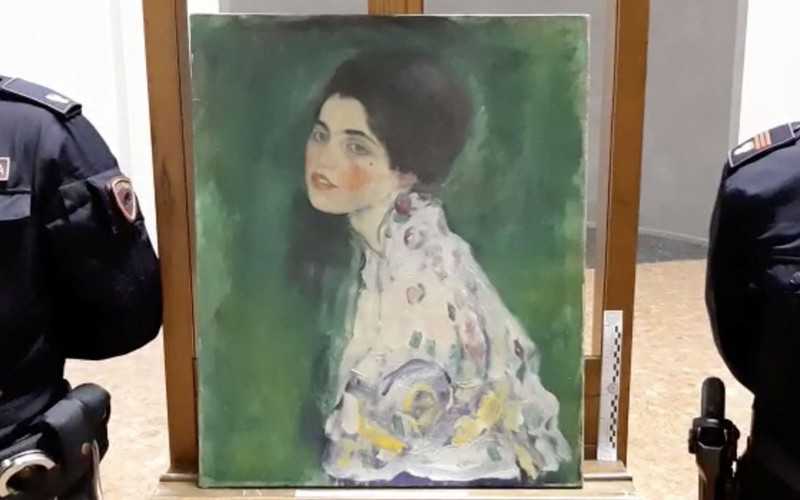 Painting found hidden in Italian gallery wall may be stolen Klimt