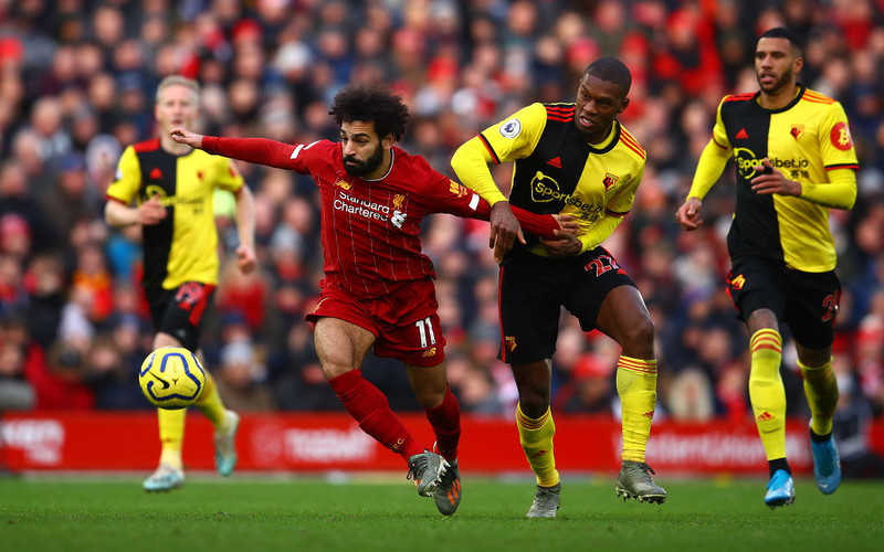 Liverpool 2-0 Watford: Mohamed Salah double gives Reds win