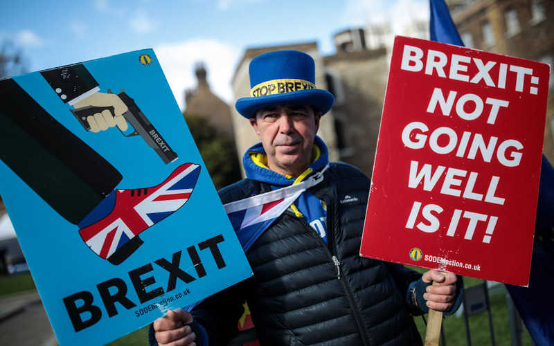 "Stop Brexit man" zakończył protest przeciw wyjściu z UE 