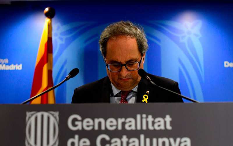 Premier Katalonii z zakazem pełnienia funkcji publicznych 